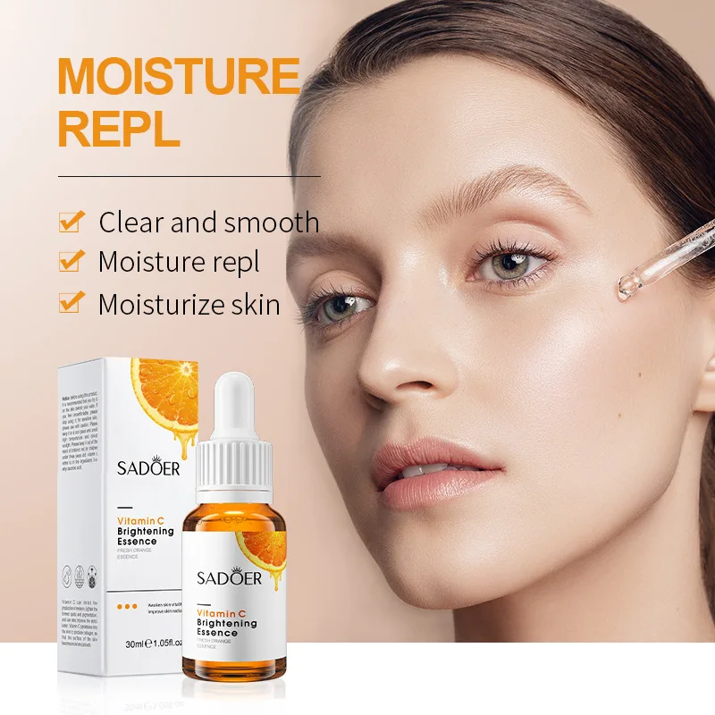30ml SADOER Vitamin C Nicotinamide Whitening hyaluronic acid Moisturizing Serum in English