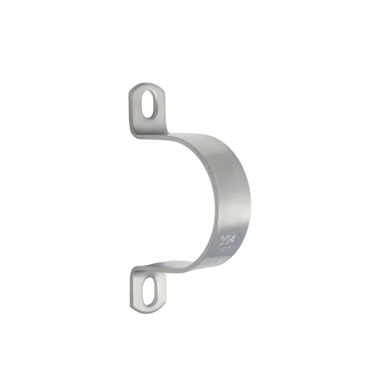 Custom U shaped Pipe Clamp Stainless Steel Saddle Clamp