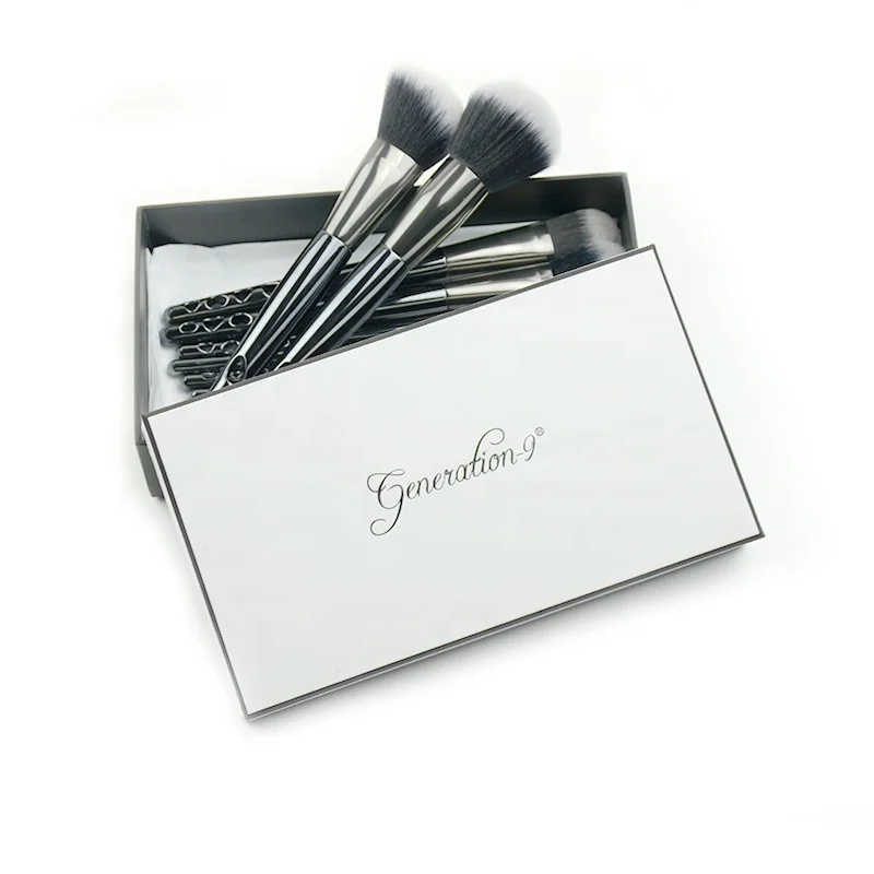 High quality JLY  professional cosmetic makeup brush 10pcs make up brushes set /makeup brushes custom logo