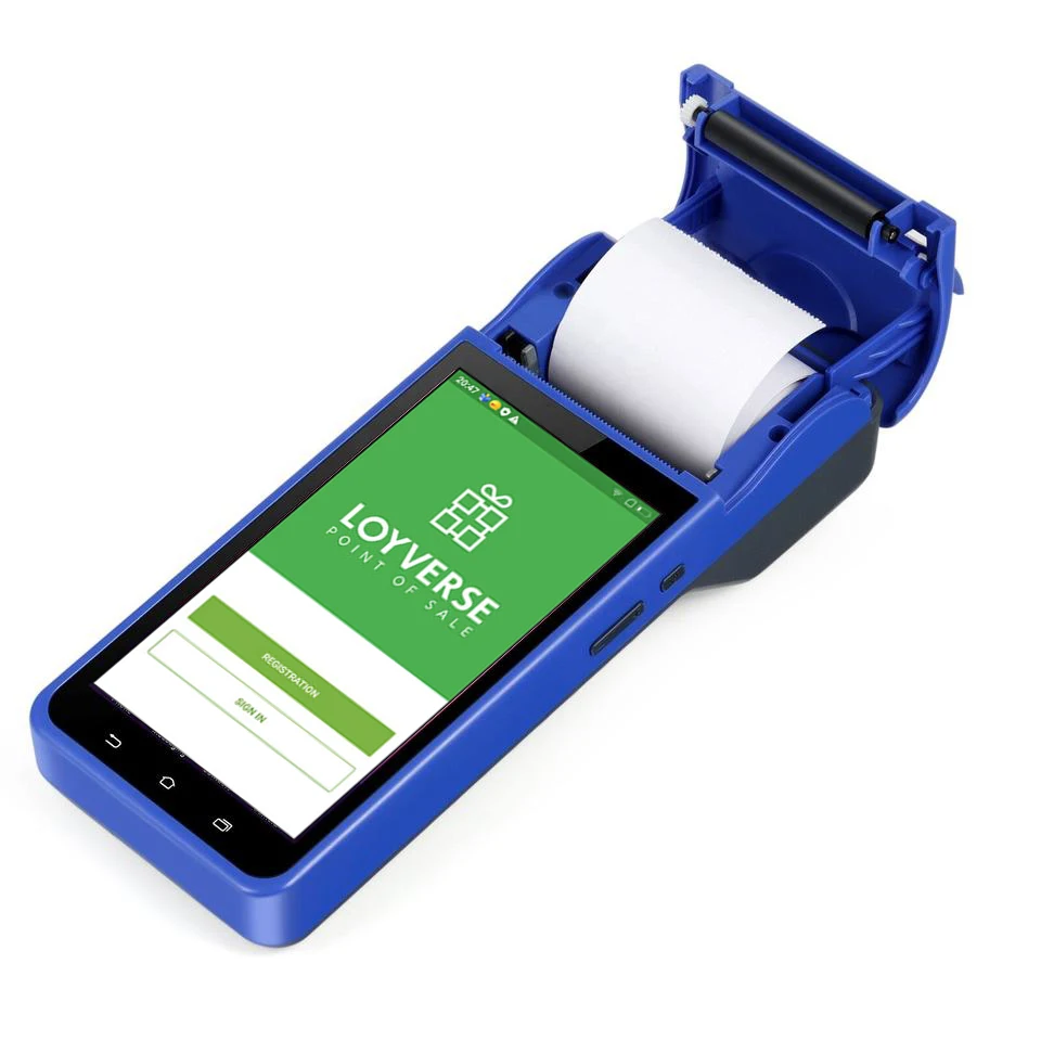 Handheld 5.5 Inch Pos Terminal Machine Smart Android Pos System Android 8.1 Payment Pos With 58mm Thermal Printer Cash Register