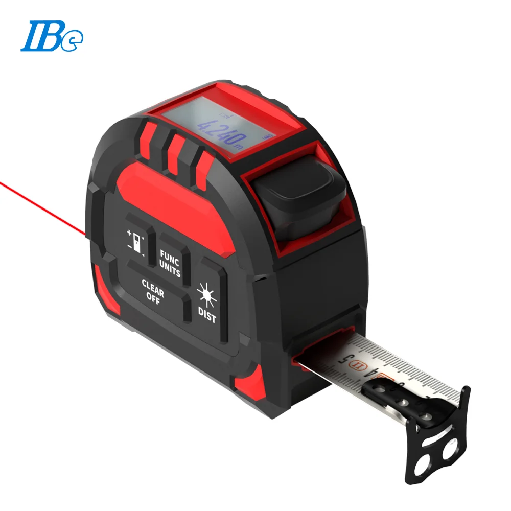 Digital Range Finder Laser Tape Measuring Tool 3 In 1 Laser Distance Meter 60m Digital Laser Tape Measure