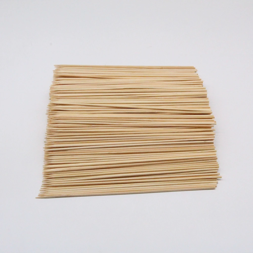 BBQ Outdoor Picnic Bamboo Skewers Wooden Sticks Barbecue Grill Accessories Fruit Fountain Stick Party Grill Barbecue Tool