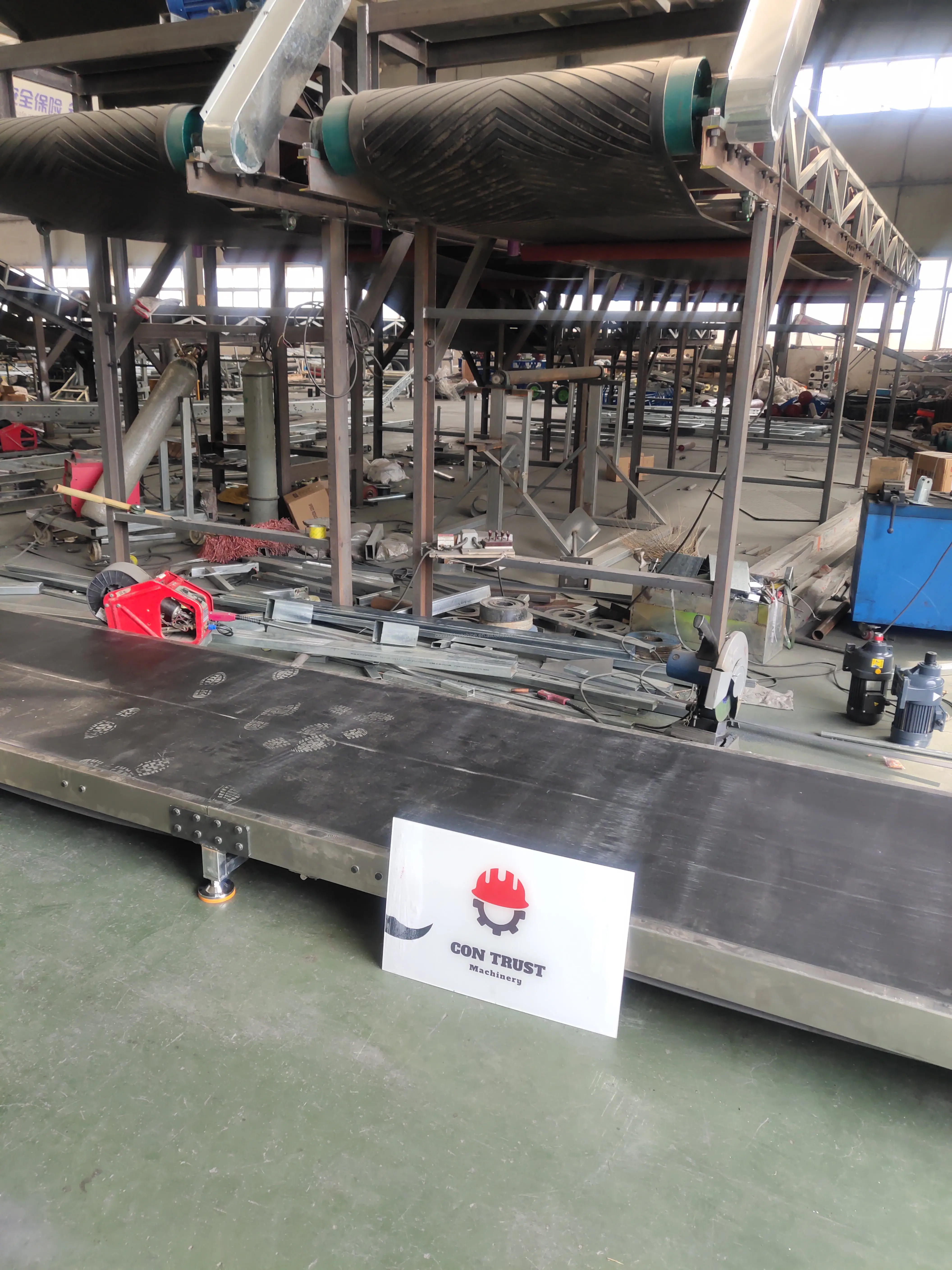2025 Hot Sale Mortar Bag Small Conveyor Belt Drum Motor Conveyor