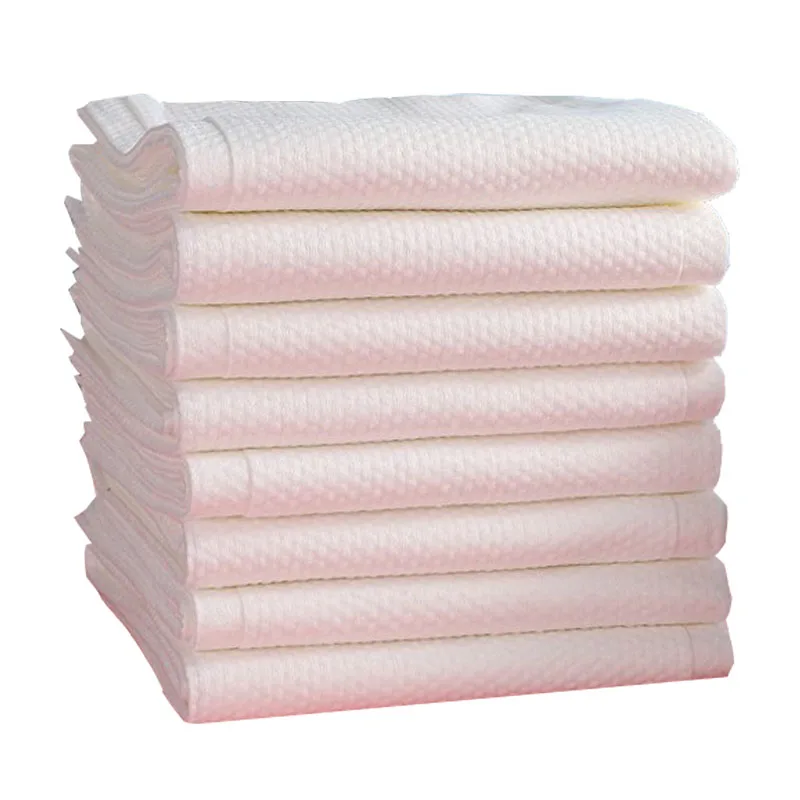 Высококачественное тисненое хлопковое нетканое одноразовое полотенце, быстропоглощающее полотенце, банные полотенца для отелей, гольфа, спортзалов