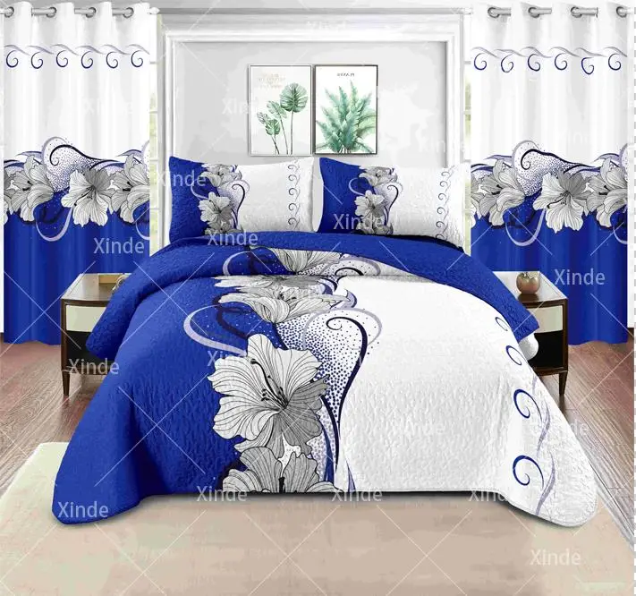 factory direct 3pc 6pc 8pc bedspread quilted wholesale bed sheet bedding sets for bed printed  3d bed cover set for wholesales