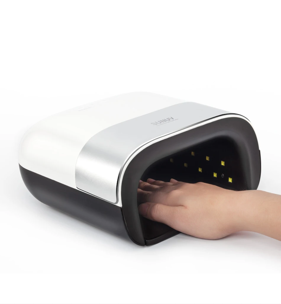 SUN3 48W Smart Nail Art Phototherapy Machine Baking Lamp Fast Dryer UV LED Nail Lamp LCD Display
