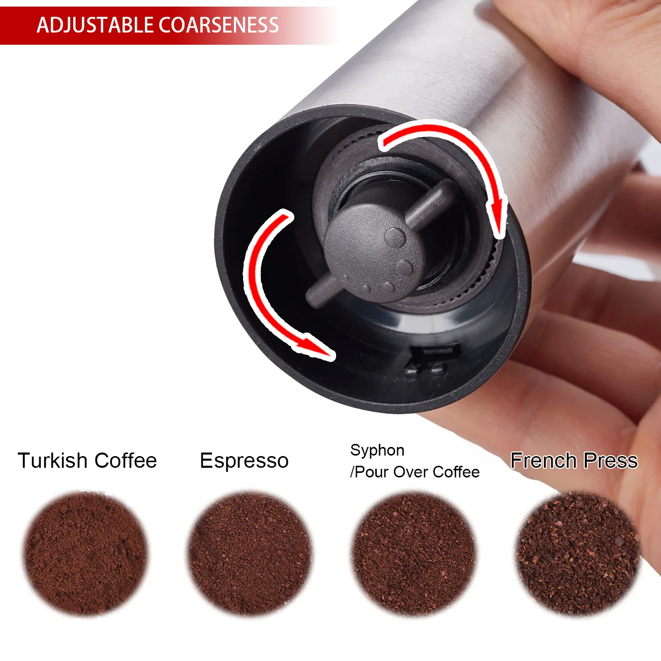 high performance coffee grinder home diy coffee grinder manual personal aluminium portable expresso machine coffee grinder