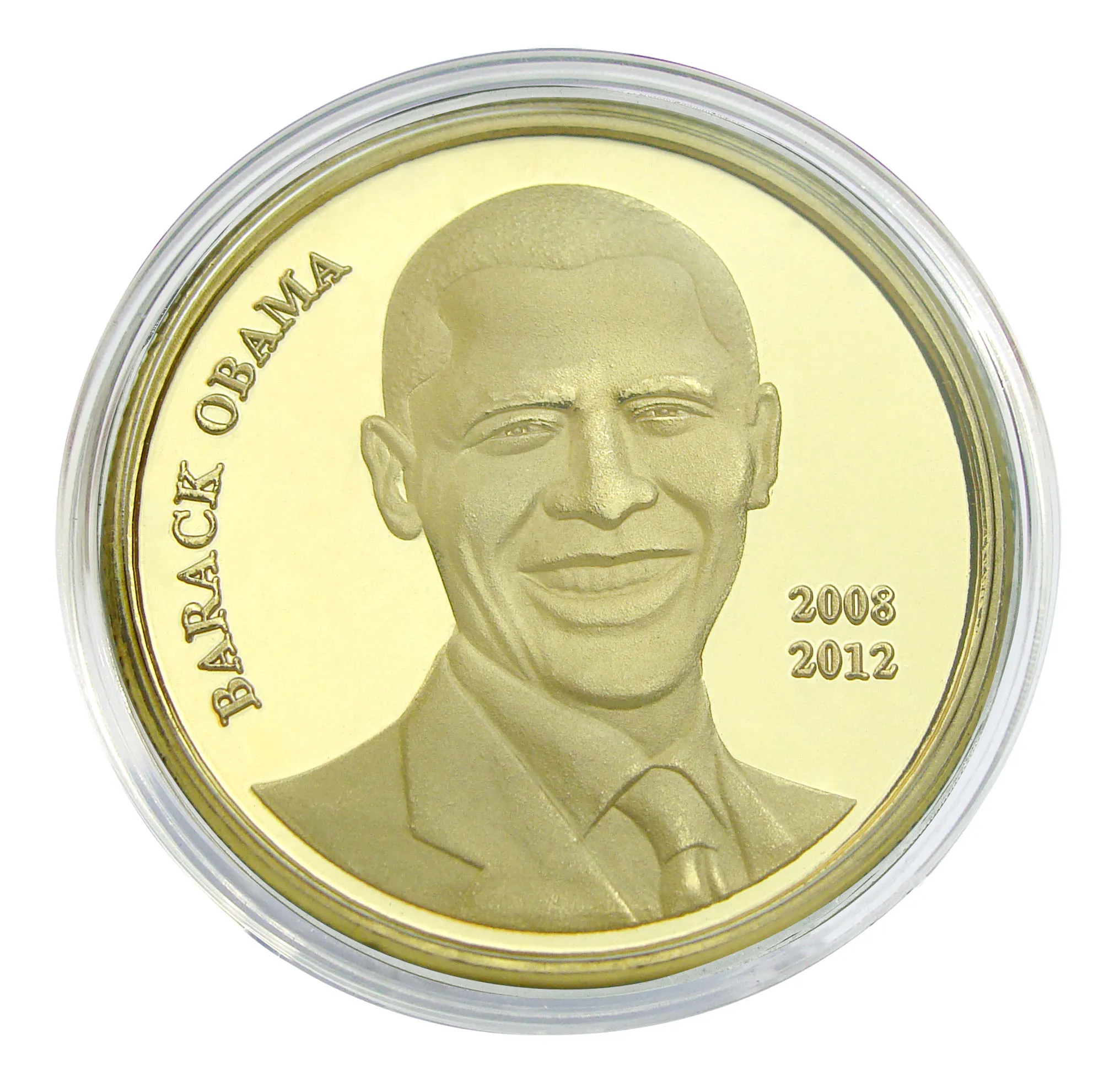 A Full Set Of Albums Of All Presidential Coins 2008 to 2012 America President Obama Souvenir Gold Coin