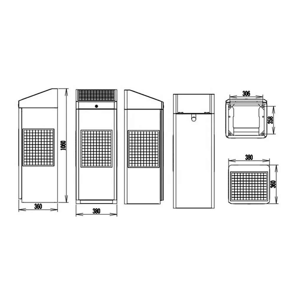 Security Automatic Vehicle Road Fence Car Parking System Barrier Security Gate
