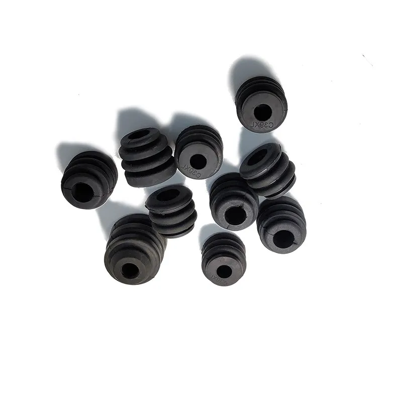 Compressor shock-absorbing cushion pads Round black rubber feet Commonly used shock-absorbing supports for chemical compressors