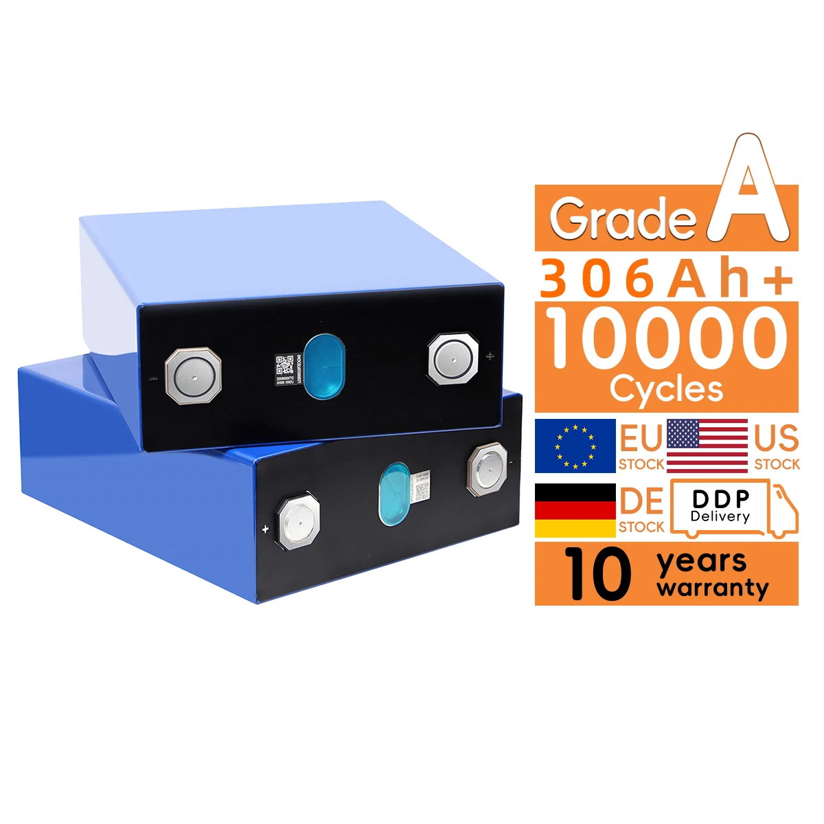 Braun 8000/10000 Life Cycle Brand New A Grade MB30/MB31 306A 314A 306 314 Ah 3.2v 306Ah 314ah Lifepo4 Lithium Ion Battery Cell