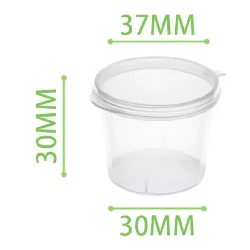 Free sample Hot Sales factory price  wholesaler sauce container clear transparent   plastic PP disposable sauce cup 1 oz