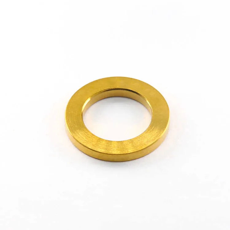 Wholesale Quality TC4-Titanium alloy Washers M4 M5 M6 M8 M10 Color Motorcycle Flat Washers gr5 flat thin titanium washer