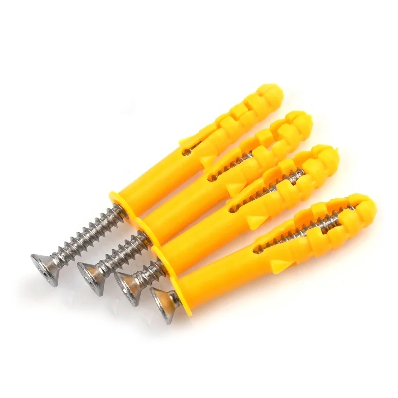 Factory Price M6 M8 M10 M12 Wall Screw Plug Expansion Drywall Anchors Anchor Bolt Fish Shape Plastic Nylon Inch Building ANKA