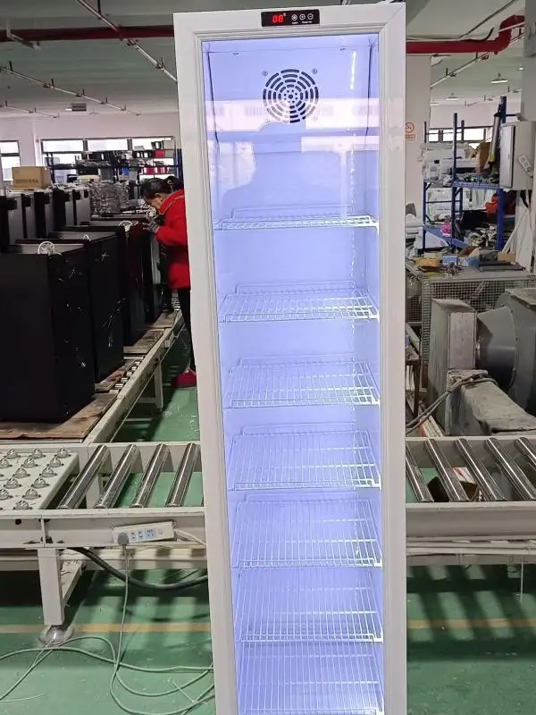 175L тонкий вертикальный охладитель для вина с постоянной температурой коммерческий холодильник напитков
