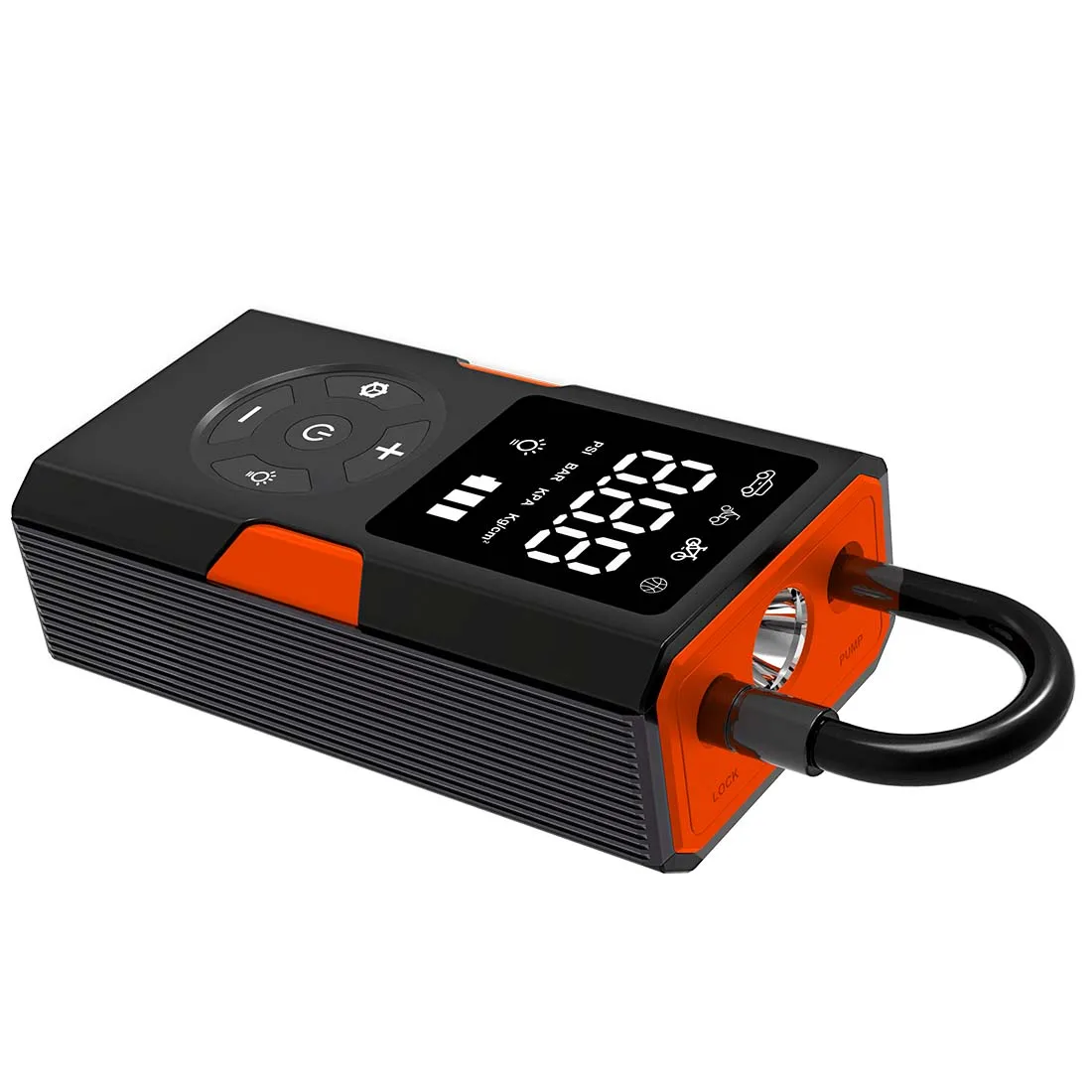 150PSI Portable inflator Intelligent tire inflator DC 5V motorcycle tire inflator