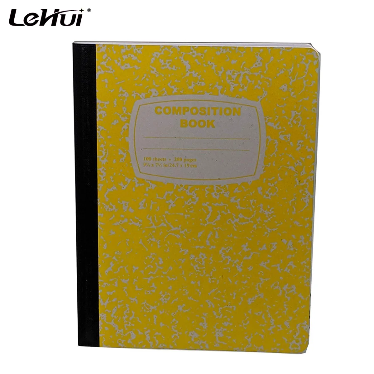 Lehui stationary1 Black 1 Red 1 Green 1 Blue 1 Yellow 100 Sheet Composition Notebooks  5 Wide Ruled Composition Notebooks for Sc