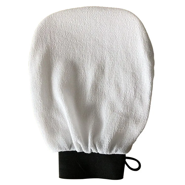 Bath exfoliating -glove eco friendly disposable silk exfoliating scrubber bath -glove