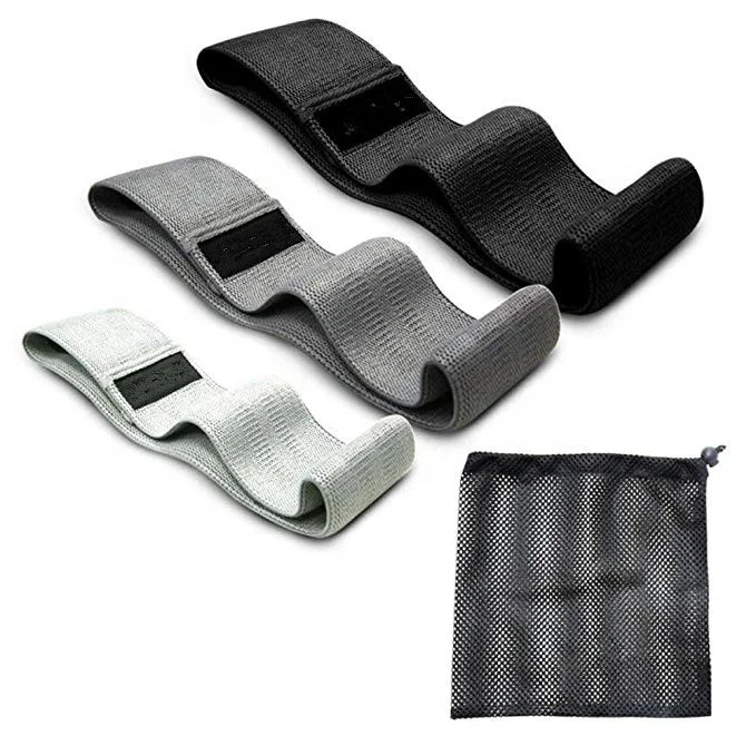 XDH 3 In 1 Custom Latex Loop Workout Hip Set Fitness Exercise Resistance Bands