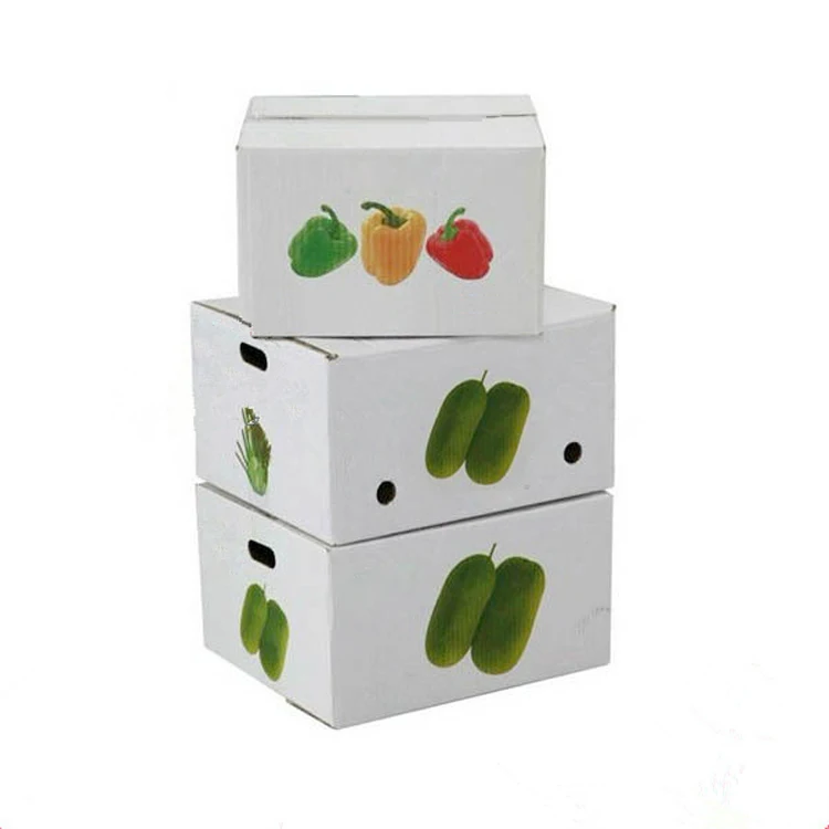 Оптовая торговля, упаковка для фруктов и овощей, доставка, картонная коробка из гофрированной бумаги