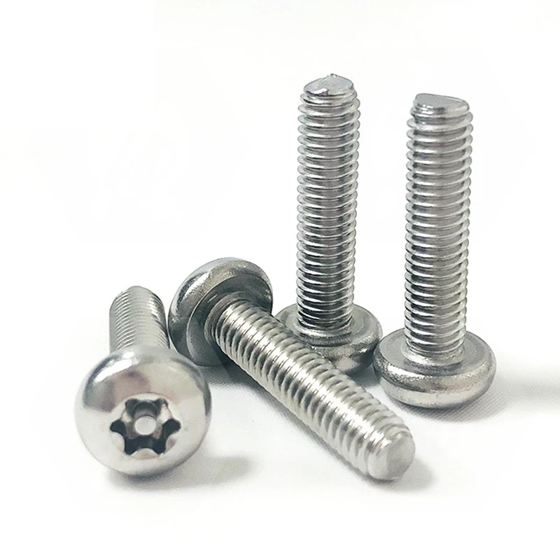 Stainless steel 304 316 iso7380 anti theft pin hex socket screw