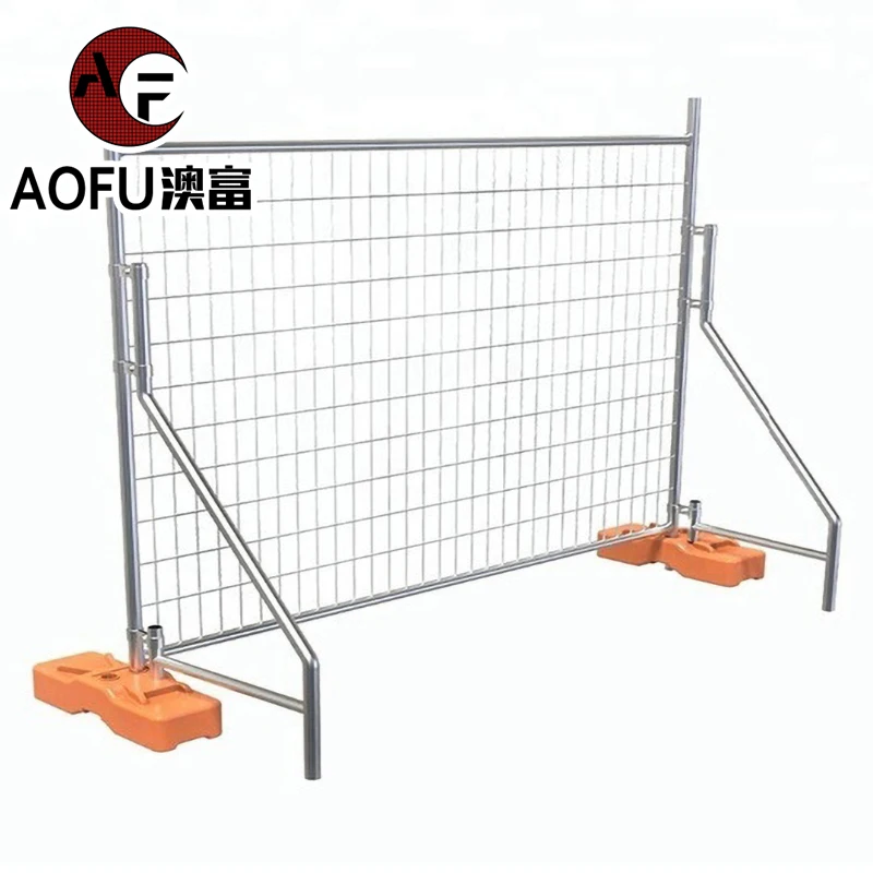 6 feet x10 feet Australia Temporary portable fence Factory Price Customized Powder Coated and Galvanized Fence