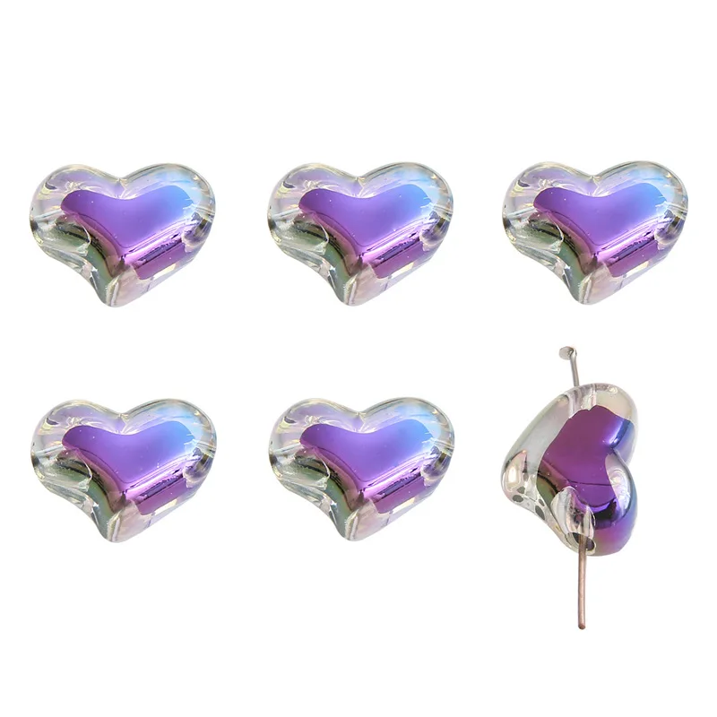 Plating Colored Candy Star Acrylic Beads 20mm Plastic Chunky Loose Spacer Beads Inner Colored Acrylic beads wholesale