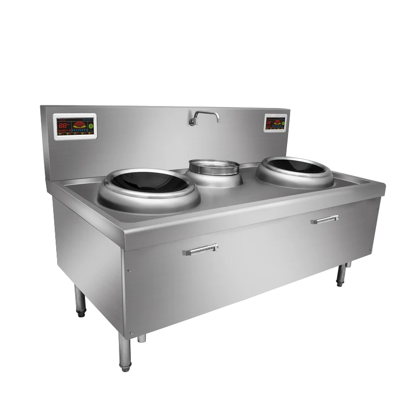 
Elececonomy 2 burners electric touch screen induction woks 
