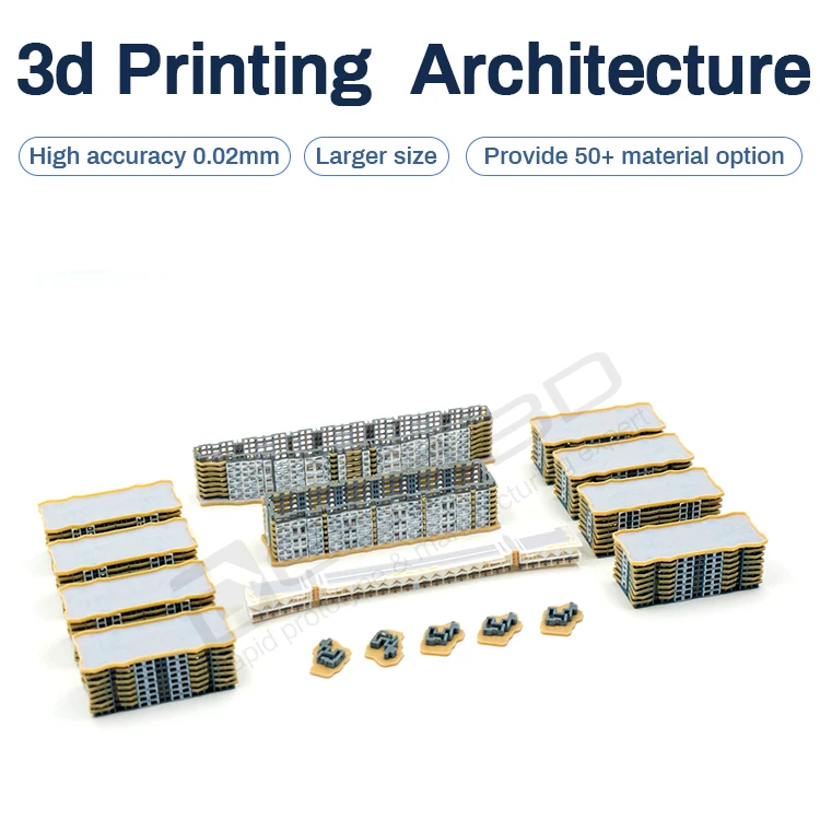 Пользовательские полноцветные 3d-печатные фигурки быстрый прототип красочная модель из смолы услуги 3D-печати