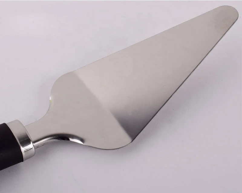 Pizza Cutter Pie Server Turner Set Stainless Steel Cake Cutter Pizza Tart Dessert Slicer Unilateral Serrated Pastry Spatula