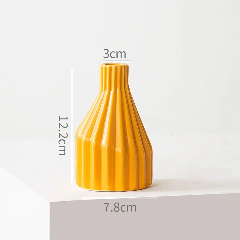 OEM Wholesale Custom Creative Morandi Matte Colors Ceramic Handbag Bag Shape Flower Vase