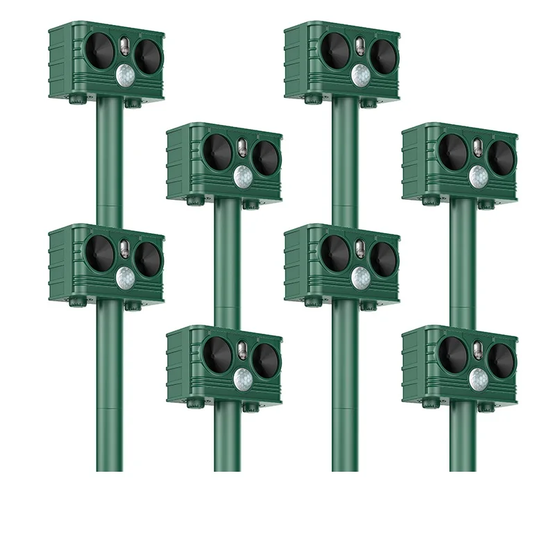 Newly solar animal repeller 120 degree effective animal repellent within 8-12 hours bird cat dog wolf pig weasel repellent light