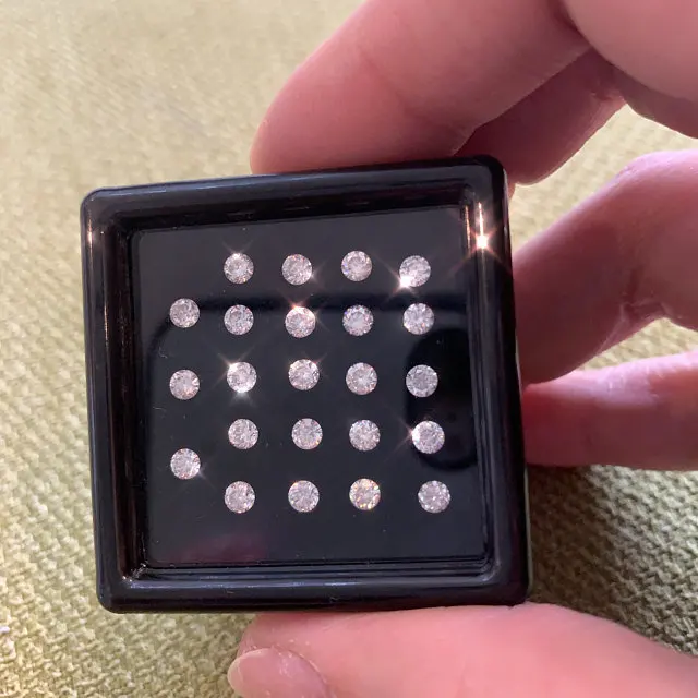 Wholesale 0.7-13mm Stones Diamond Round Brilliant Cut Loose Moissanite Diamonds VVS Moissanite Stones