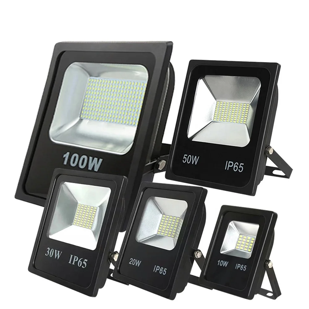 DC12-80V LED Floodlight 10W 20W 30W 50W 100W Waterproof IP66 DC 12V Flood Light Professional Outdoor Spotlight For Night Market
