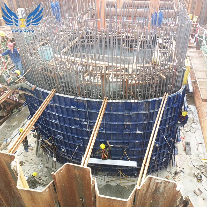 Lianggong Building Material Steel Formwork Pier Precast Formwork System for Bridge Construction