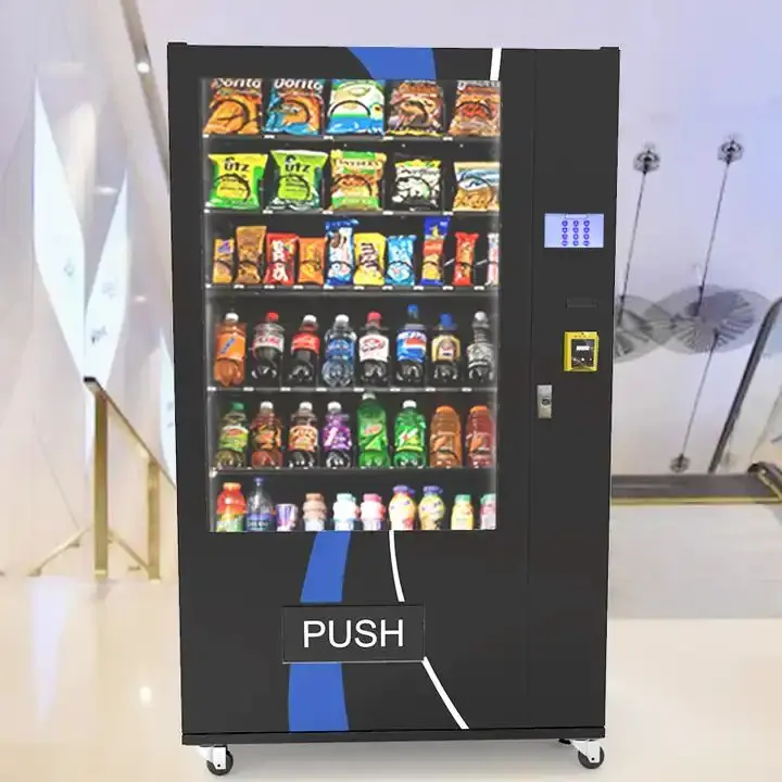 Combo Vending Machine Large Capacity Combo Candy Chip and Snack for Foods and Drinks Vending Machine for Convenient Store