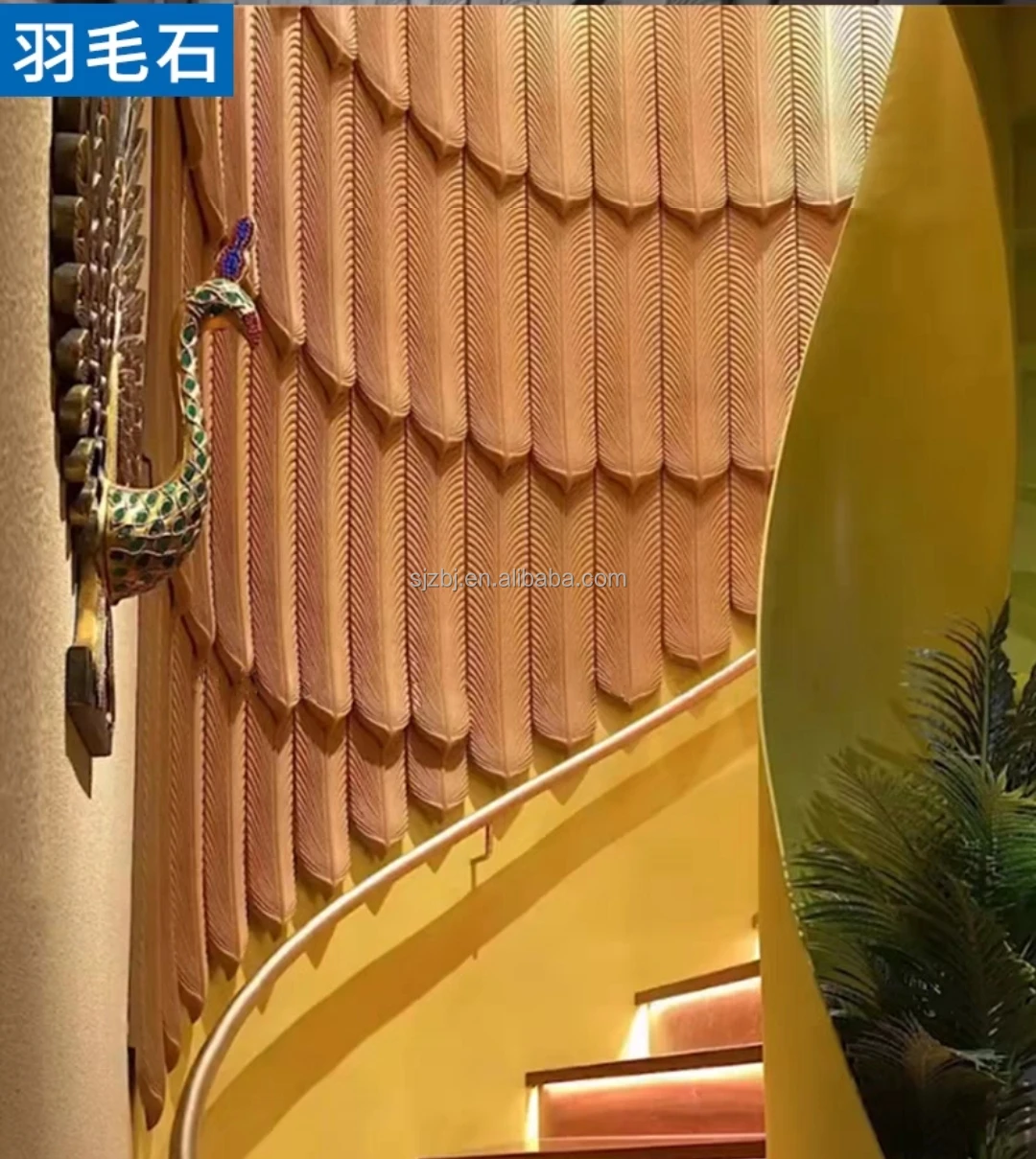 BAIJIN Exterior Interior Wall Decoration Polyurethane PU Feather Stone Best Price PU Stone Wall Panel Mould