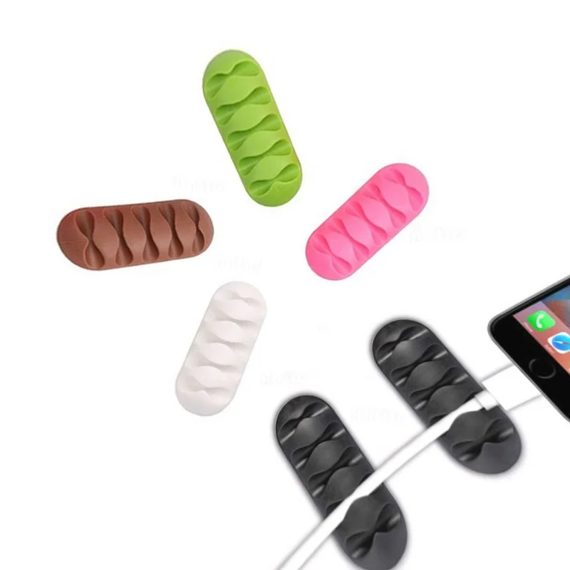 Изготовпосылка на заказ пакет cabel clip Настольный Кабельный органайзер с клеем