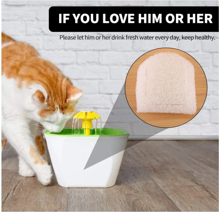 Replacement Foam Filter Fit for Drinkwell Pet Fountain Foam Pre-Filter