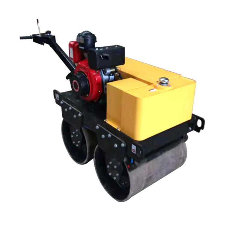 Small two wheels pedestrian vibratory road roller for sale