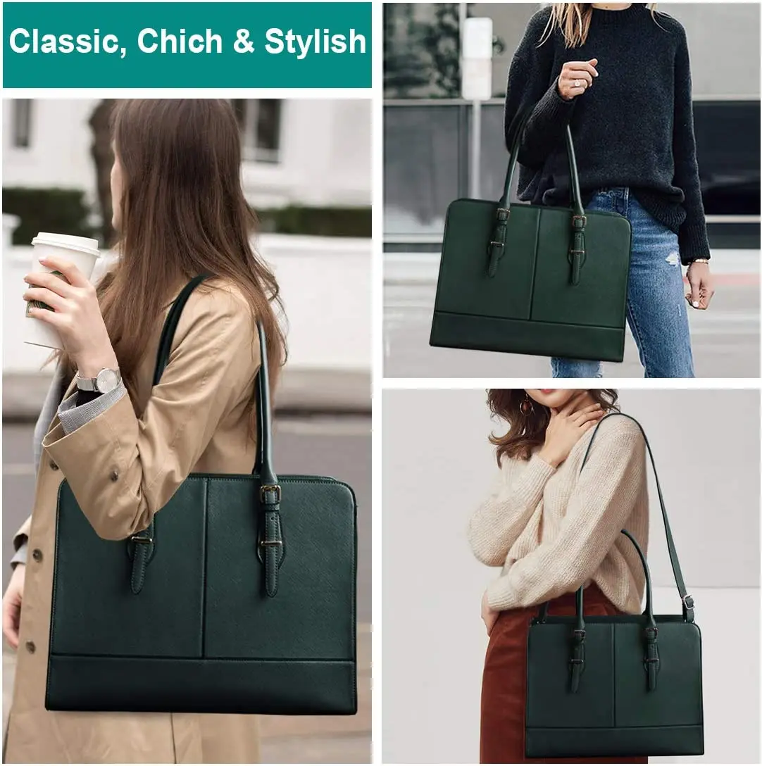 PU leather 15.6 inches laptop bag premium laptop bags for women