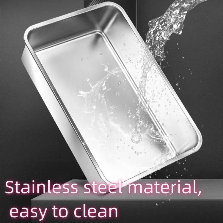 Hot Selling Sifting Sand Basic Cool Top Senior Big Size Large With Tray Portable Stainless Steel Cat Litter Box