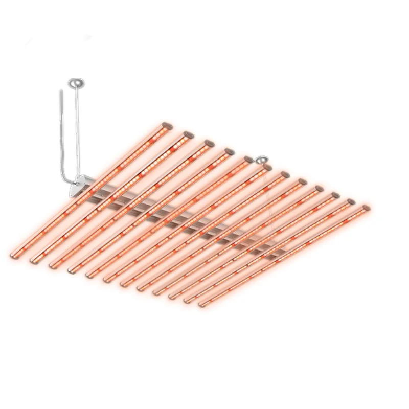 Vegetative footprint 8x 8 led grow bars for Soil, hydroponic, aeroponic, or aquaponic systems