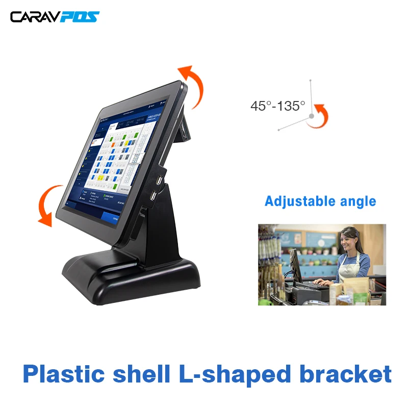 Pos payment machine J1900/4G/64G with 58mm/80mm printer card reader cash drawer barcode scanner tablet pos system