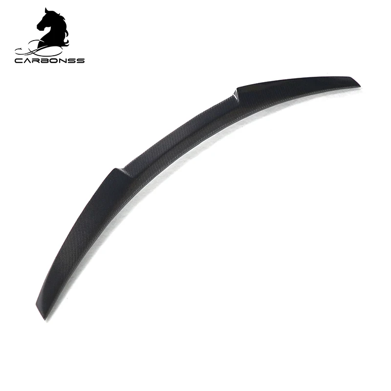 Carbon Fiber M4 style Rear Trunk Lip Spoiler Wing Upgrade Car Body Kit For BMW 3 Series E92 2006-2013