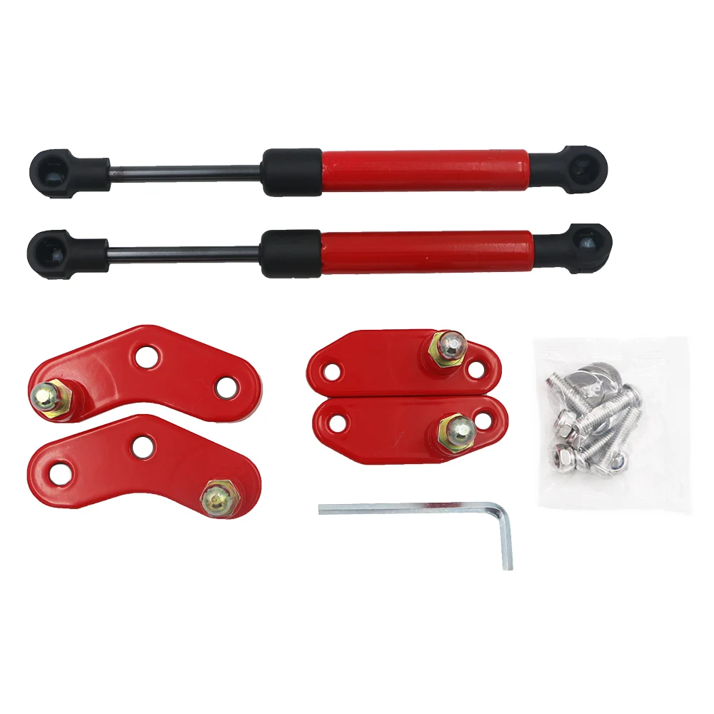 1 Set Red Door Opener Gas Struts Damper Lift Spring for 2017-2022 Can Am Maverick X3 and X3 Max Front and Rear Doors