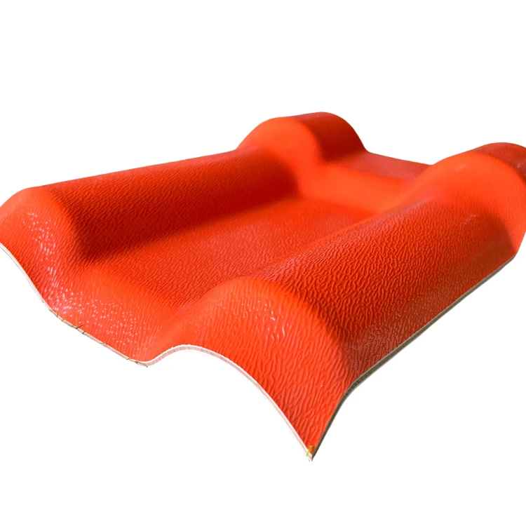 ASA Jujube Red Synthetic Resin Tile Flame Retardant, Anti-corrosion, Weather-resistant, Long-lasting Self-cleaning