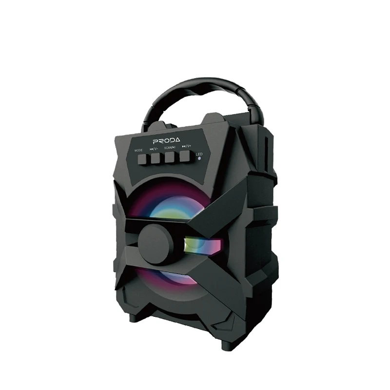 Proda Xunsheng Series Wireless mini Speaker PD-S500 for outdoor ground dance support tf card  aux input