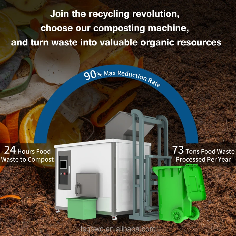 kitchen waste disposer food compost machine food waste composter garbage disposal machine