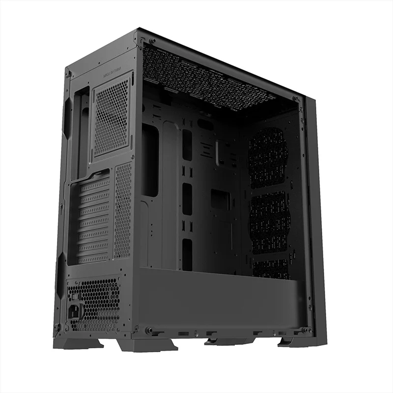 SNOWMAN New Arrival Top Tower PC Gaming Case Tempered Glass Side Panel Cable Management 360mm Radiator Support Black Case